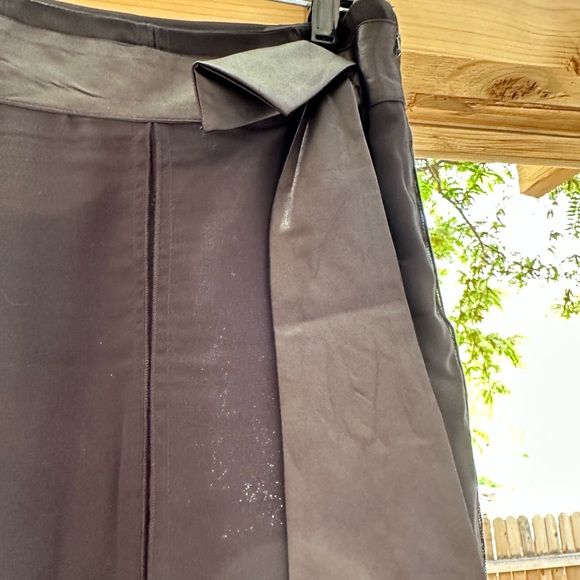 Ario NWT Black Paisley Beaded Embellished Lined Knee Length Skirt Large Holiday - Picture 4 of 16